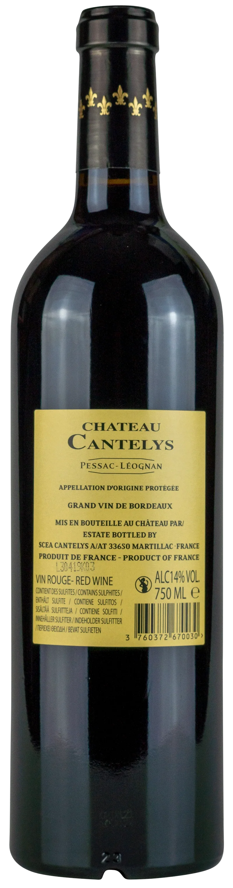 Château Cantelys 2019
